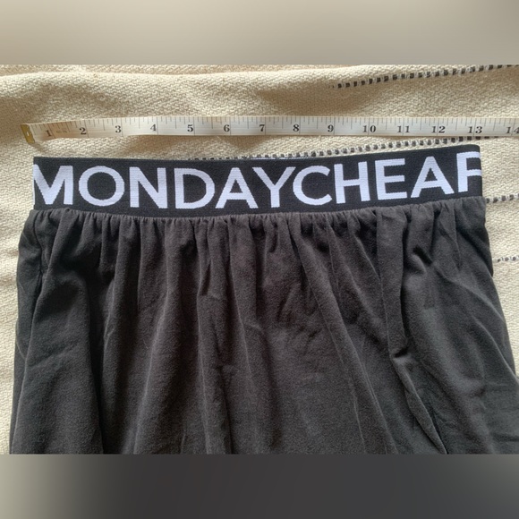 Cheap Monday // Heck Skirt in Black 100% Cotton - Picture 7 of 8